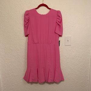 EXPRESS Puff Sleeve Fit & Flare